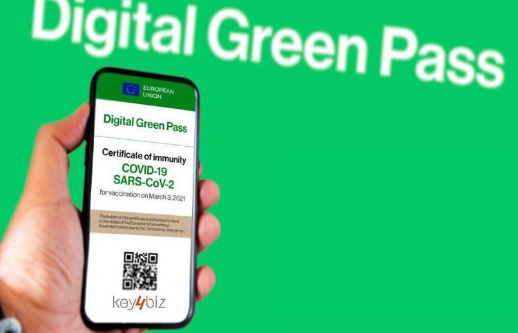 Affiche présentant le Green Pass