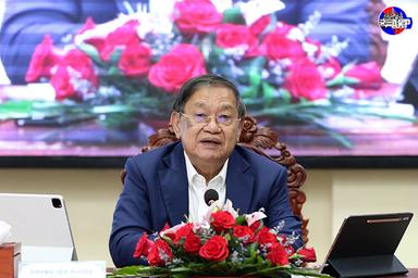 Khieu Kanharith, ministre de l'Information AKP 