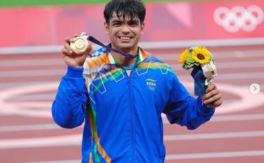 Neeraj Chopra médaille d'or Tokyo 2020