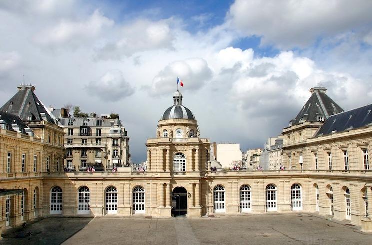 Le bâtiment du Sénat français, à Paris