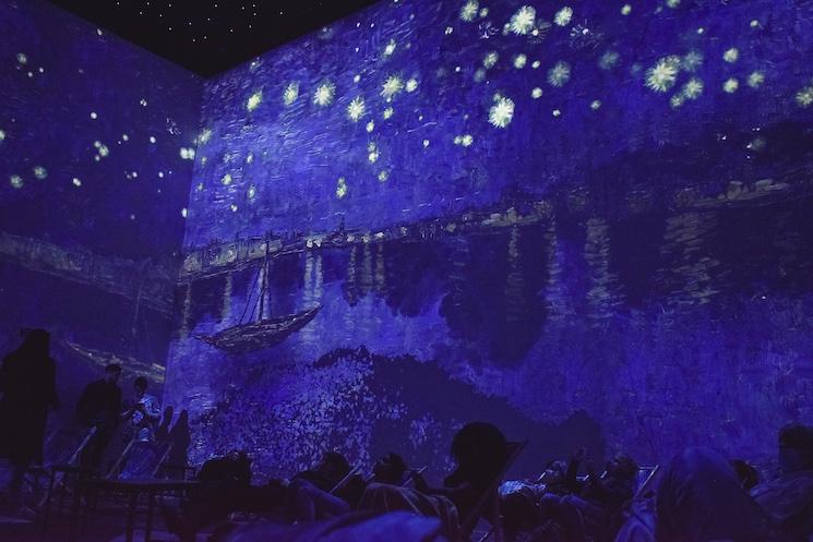 Expérience immersive Van Gogh: Nuit étoilée sur le Rhône