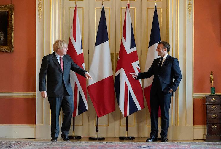 Emmanuel Macron et Boris Johnson