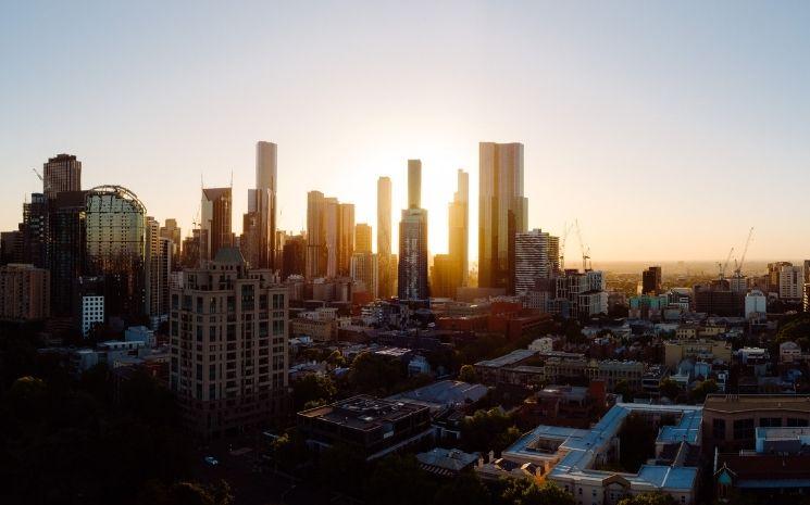 La ville de Melbourne et ses buildings en 2021