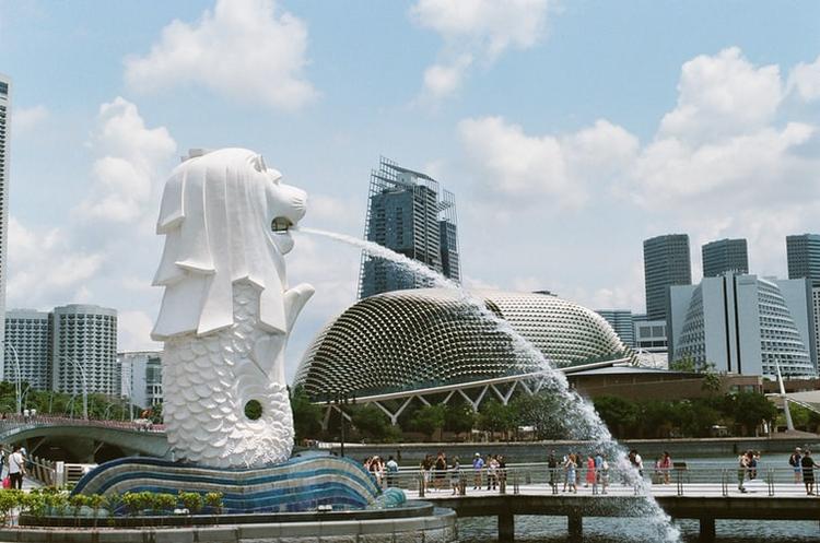 symbole singapour merlion esplanade