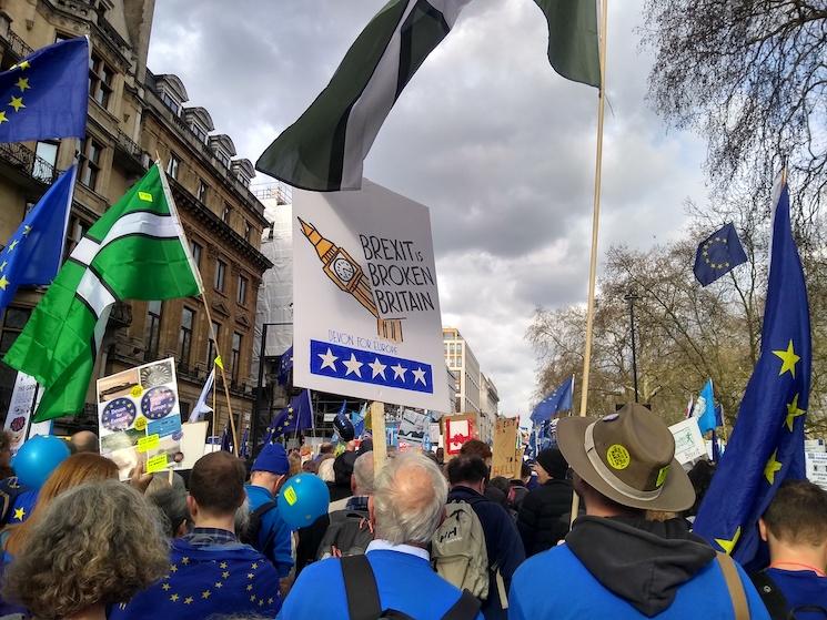 Manifestation contre le Brexit