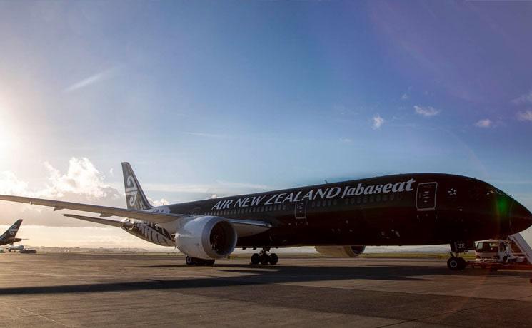 L'avion Jabaseat Air New Zealand