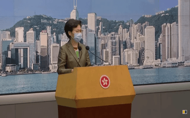 carrie lam sur la loi anti doxxing