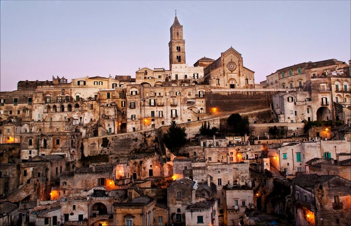 Vue sur la ville de Matera