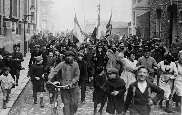 Le 11 novembre, célébration de l'armistice 14-18