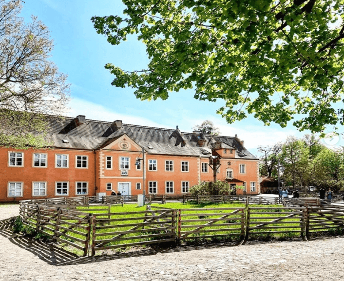 Façade du domaine de Dahlem