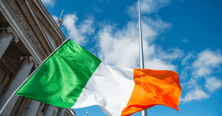 Le drapeau Irlandais