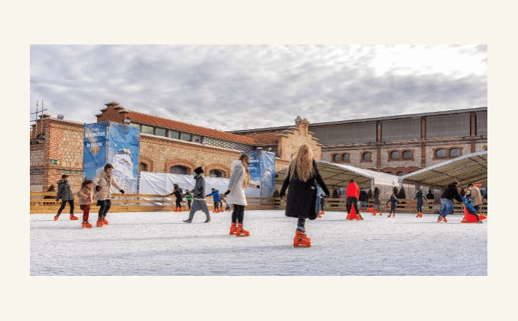 La patinoire du Matadero, à Madrid