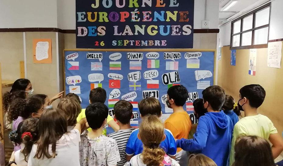 Ecoliers Journée européenne des langues.