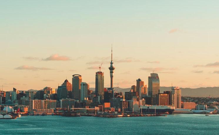 vue sur Auckland