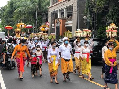 Cérémonie à Bali