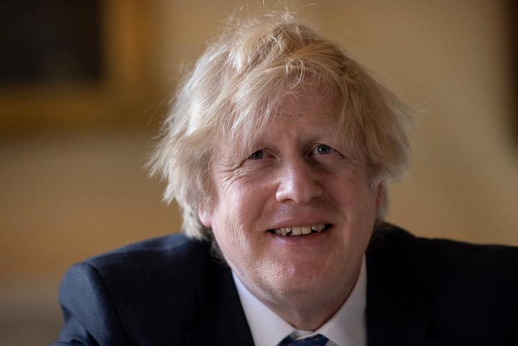 Boris Johnson en réunion