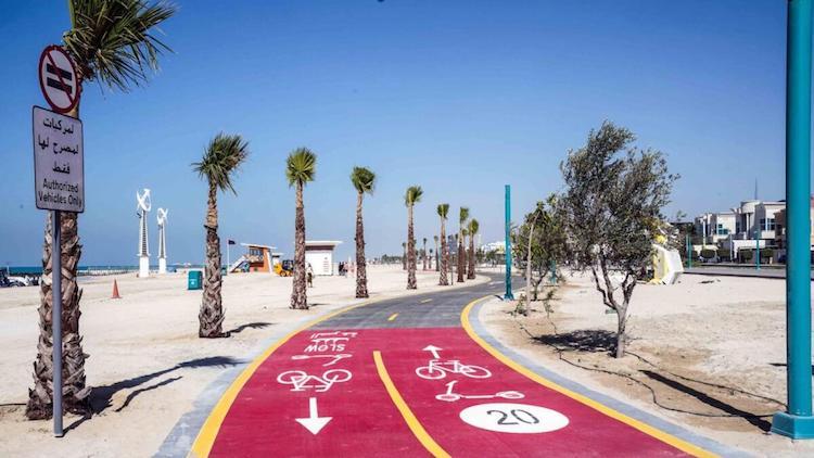 piste cyclable dubai 