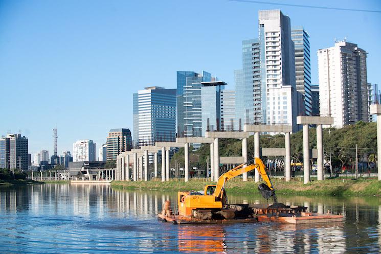 Le fleuve Pinheiros à São Paulo