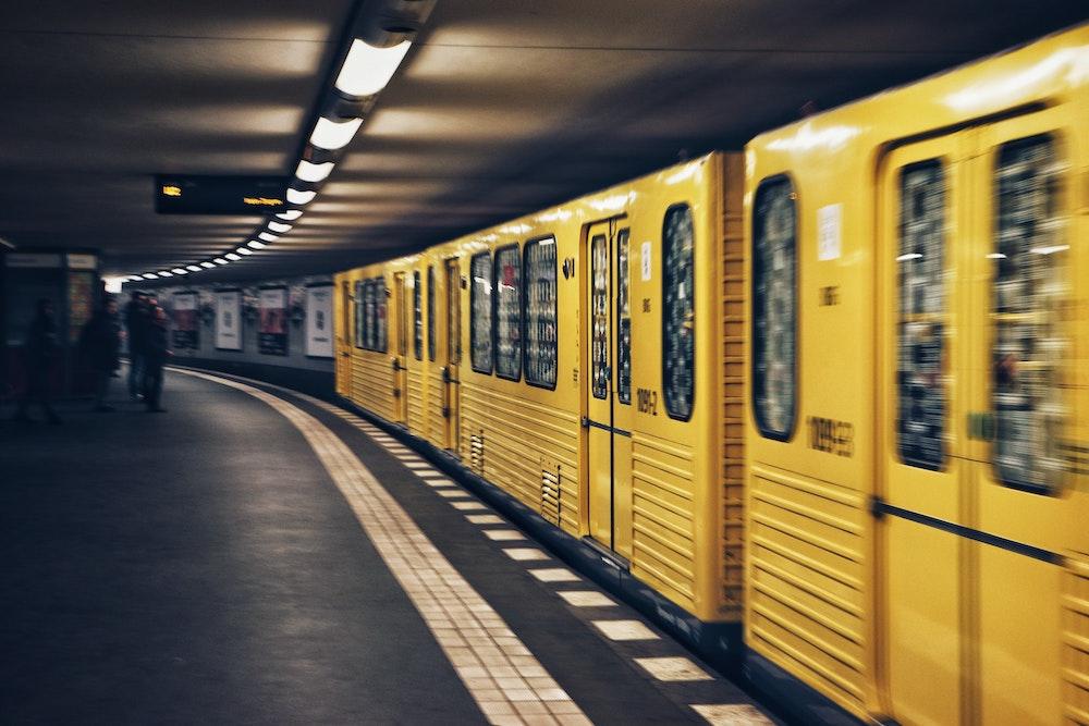 Un métro berlinois à quai