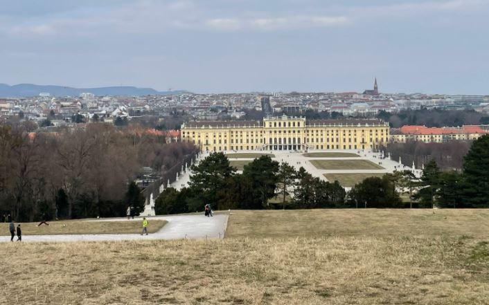 Vue depuis la Gloriette du château de Schönbrunn