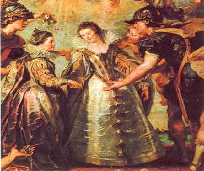 Tableau de l'Echange des princesses par Rubens