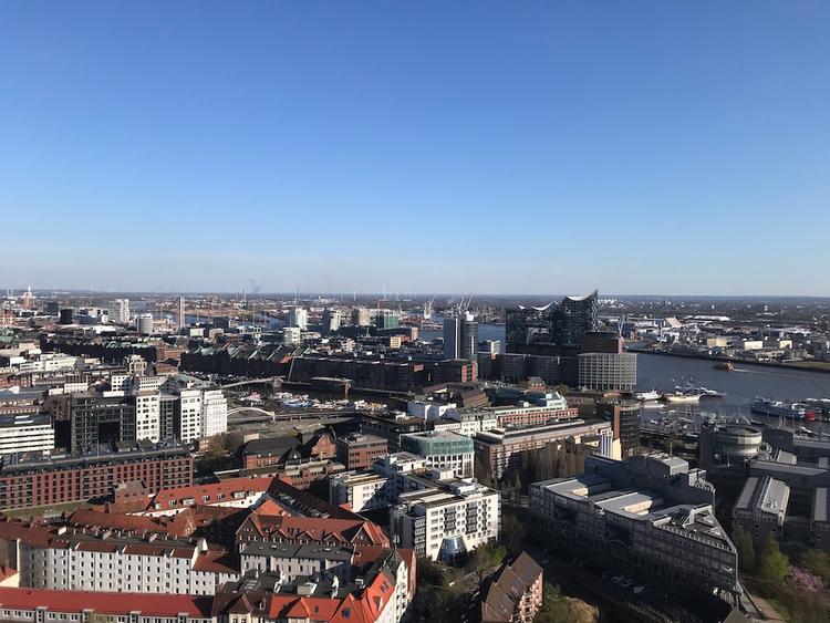 Hambourg vu du ciel