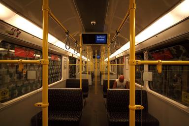 métro U-bahn à Alexanderplatz