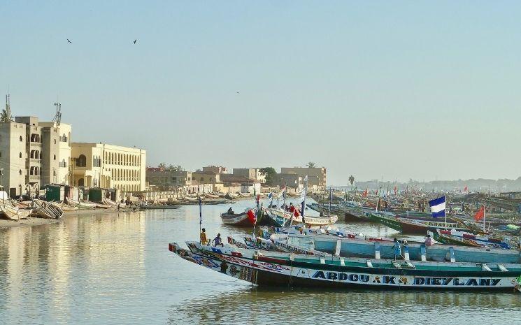 Port de Saint-Louis, Sénégal