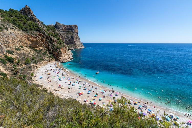 Une plage pavillon bleue en Espagne 