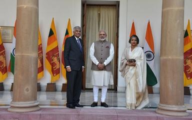 Narendra Modi et Ranil Wickremesinghe