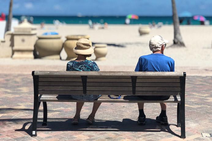 Couple de retraités au Portugal