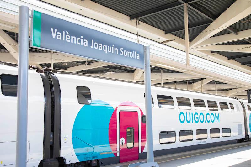 Un train ouigo qui reliera Madrid et Valence