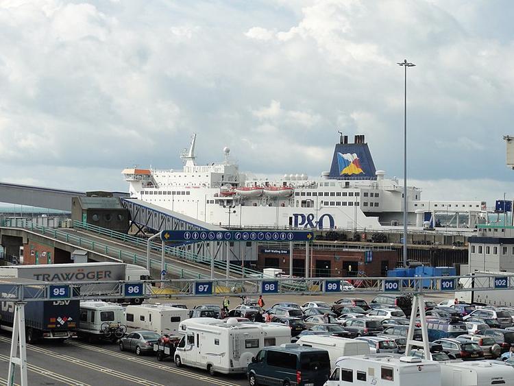 Le port de Douvres étaient en proie aux embouteillages