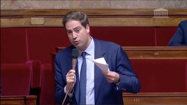 Olivier Becht, ministre des Français de l'étranger , ici à l'assemblée nationale en 2020