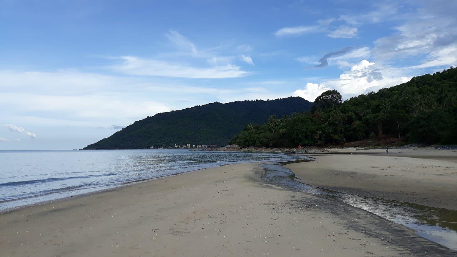 Plage près du Bamboo Resort, Khanom, Thaïlande