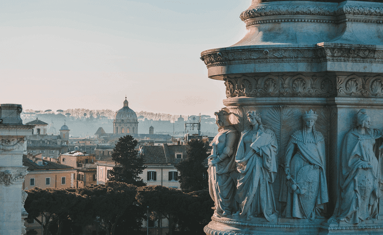 vue sur Rome en été