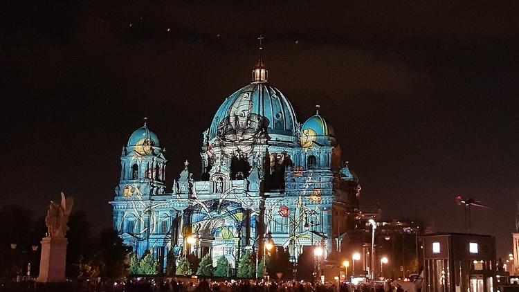 Festival of lights à Berlin