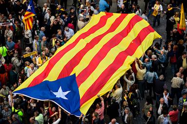 Manifestation indépendantiste en Espagne à Barcelone