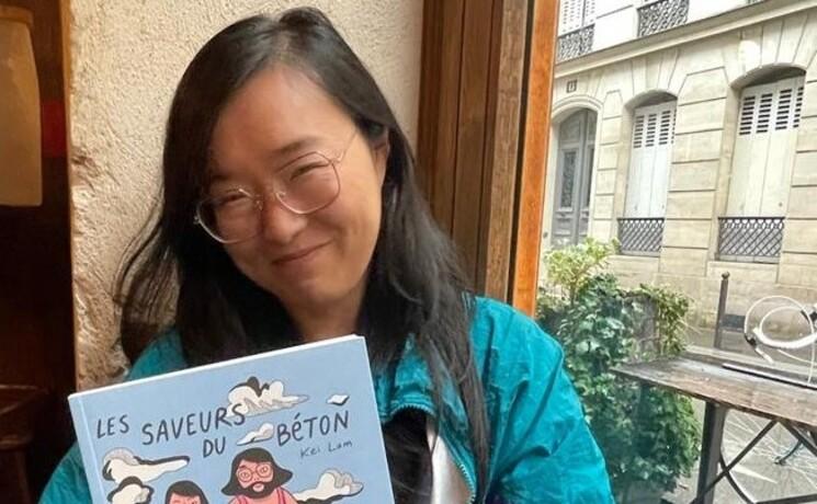 Kei Lam et son second livre, Les saveurs du béton