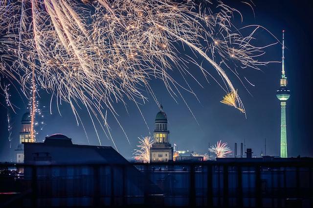 Feux d'artifice à Berlin © Michael Heise - Unsplash