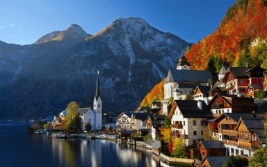 village d'Hallstatt, travailler en autriche