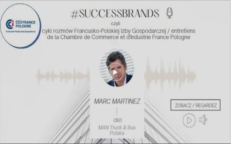 Marc Martinez PDG de Man Truck&Bus Pologne CCIFP Success Brand