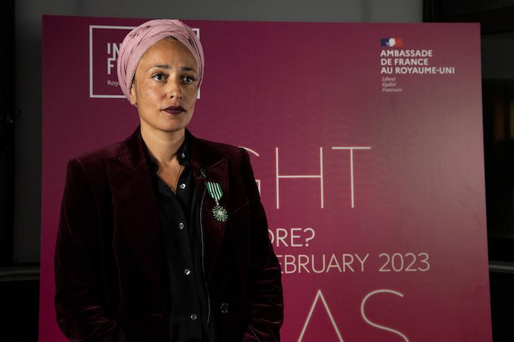 Zadie Smith lors de la Nuit des Idées à Londres