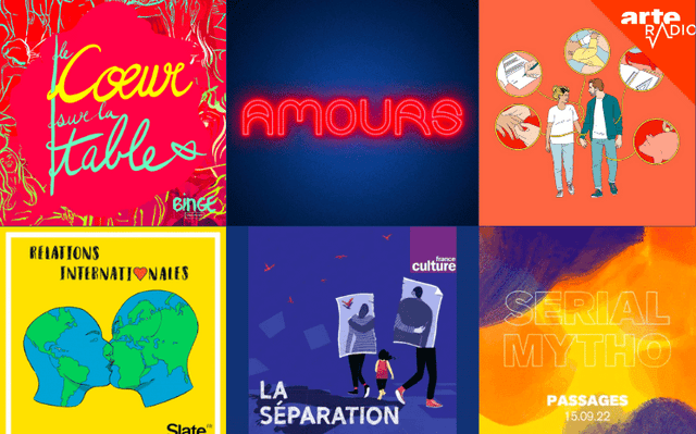 podcasts amour sélection