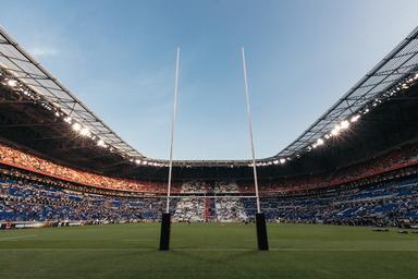 Un stade de rugby pendant le tournoi des 6 nations à Londres