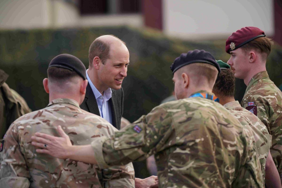 Prince William troupes Pologne