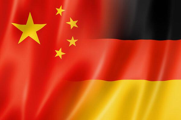 drapeaux chine allemagne