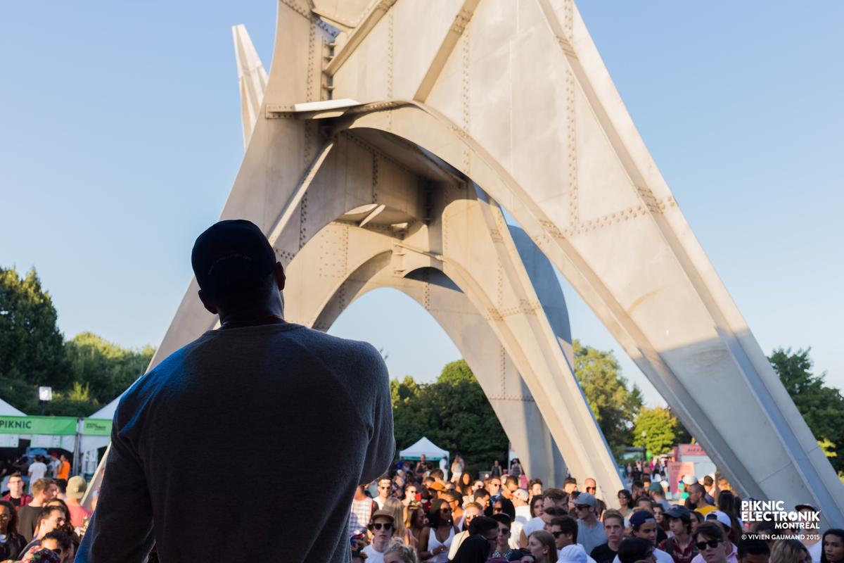 Concert au festival Piknic Électronik Montréal 