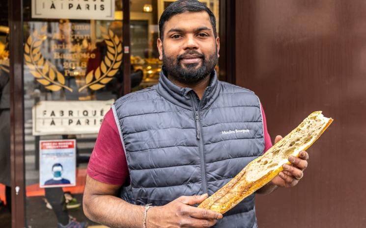 Tharshan Selvarajah et sa baguette