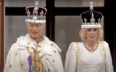 Le roi Charles III et la reine Camilla lors du couronnement 